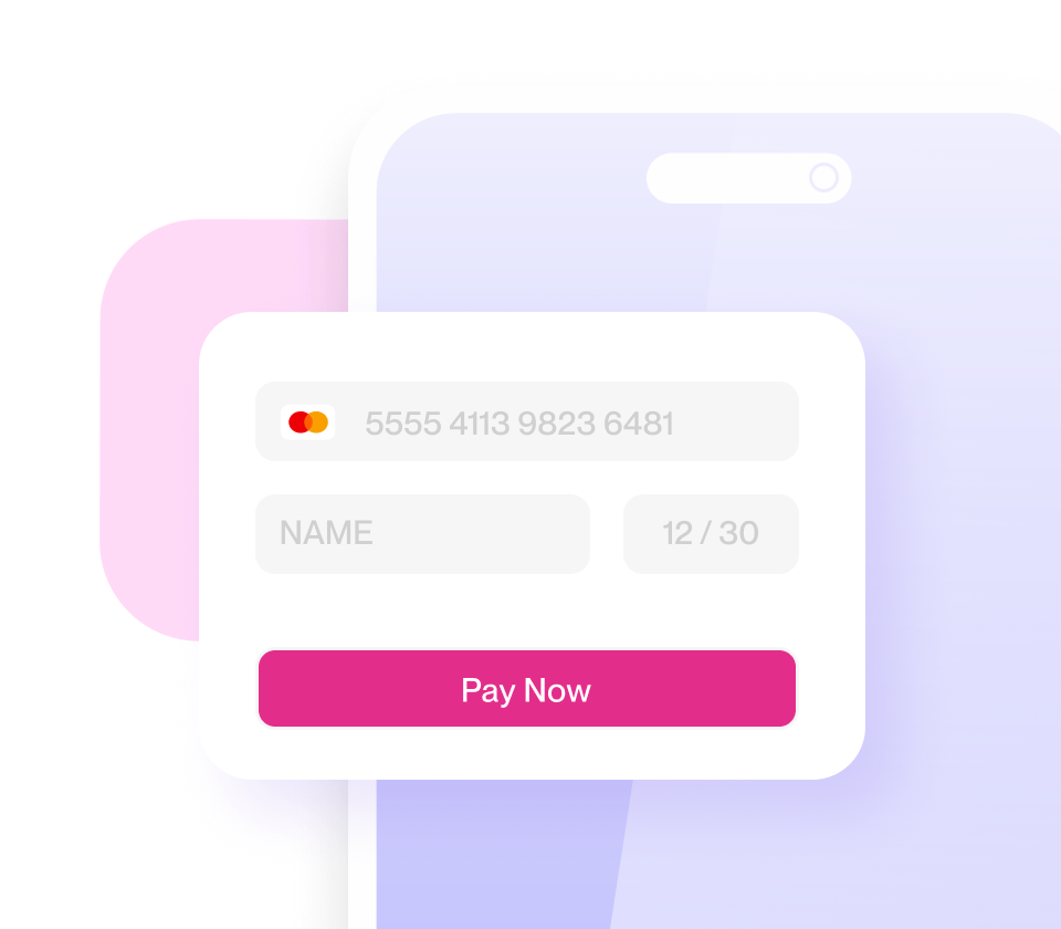 Payment with credit card