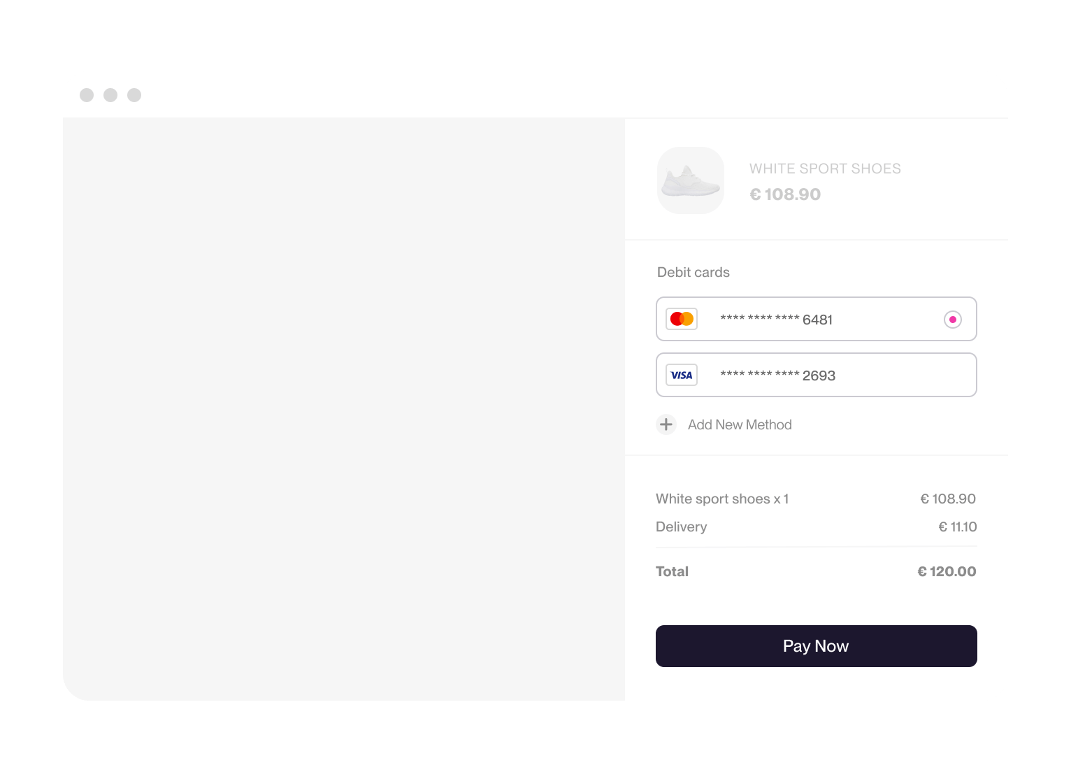 Qashpay payment on desktop